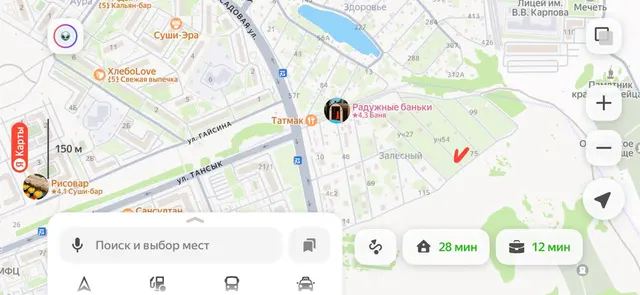 Земельный участок 3,8 сотки в развивающемся районе с готовым ГПЗУ